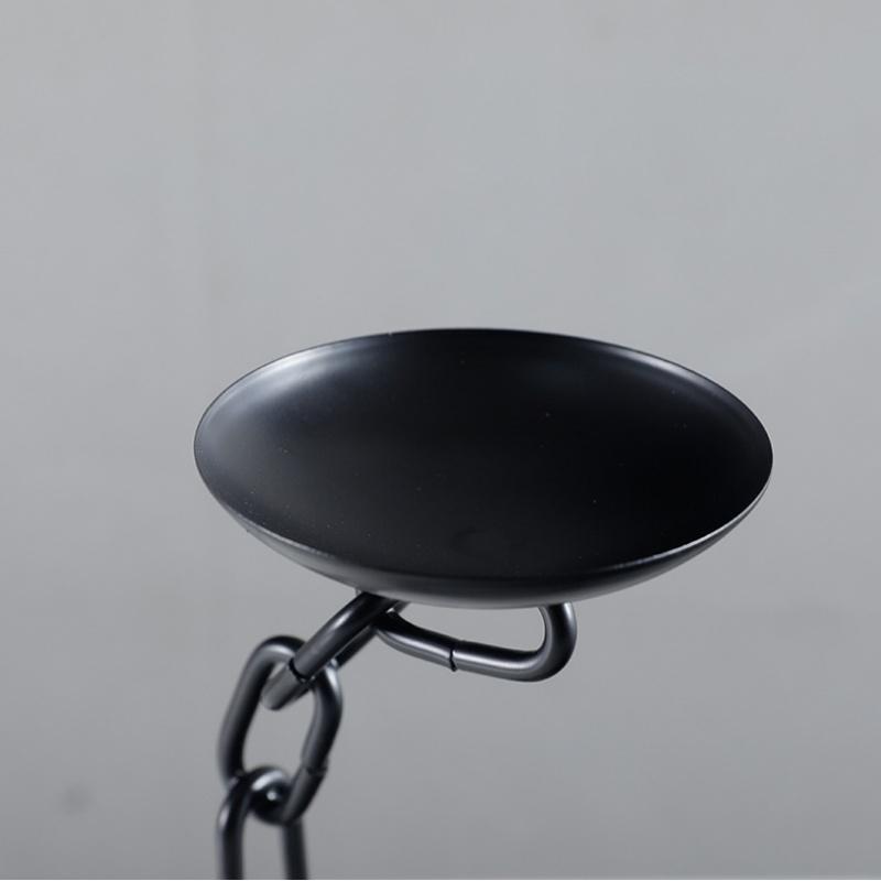 Metal Candle Holder Vintage Chain Candlestick Chain Candlestick Entangle Candle Stick Holder Home Decoration Accessories