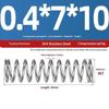 Spring Steel Pressure Return Spring Assortment 0.3/0.4mm Wire Dia 5-20mm Length for Hobbyist Craft Making Projects