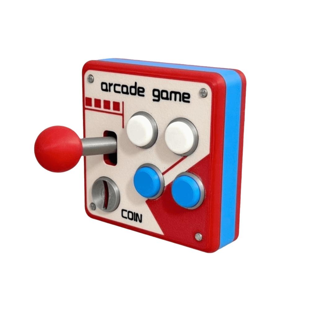 Retro Arcade Style Joystick Switch Panel Joystick Design Switch Button Decorative Cover 1pc