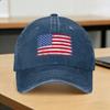 Patriotic USA Flag Th of July Washed Baseball Cap  Fitted Retro Sun Trucker Hat Spring Women Unisex Running Hippie Baseball Caps
