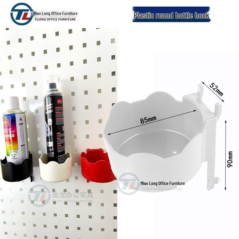 Plastic Pegboard Hooks with Square Hole - Wall-Mounted Tool Rack and Storage Shelf for Hardware Display