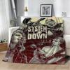Singer S-System Band Of A D-Down Album Flannel Blanket Soft Throw Blanket Art For Home Decor Bedroom Bed Sofa Picnic Fans Gift