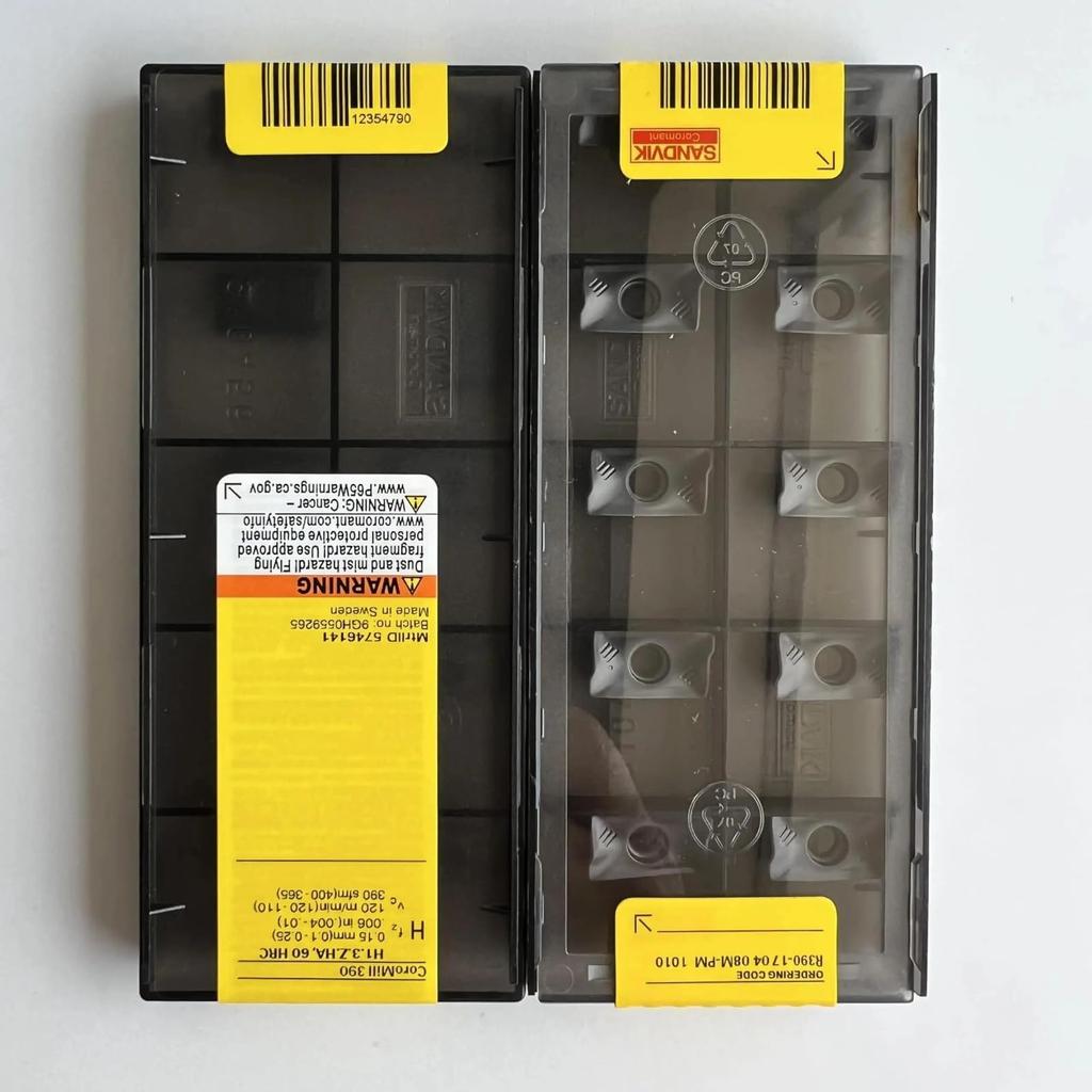 Original Sandvik / R390-170408M-PM 1010 /Carbide CNC Blade 10 PCS