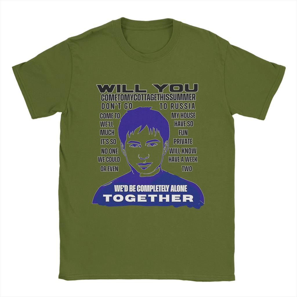 Shane Hollander Will You Come To My Cottage This Summer TShirt TShirts for Unisex Heated Rivalry Leisure Pure Cotton Tees