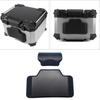 Passenger Backrest Back Pad Black Direct Replaces Rear Case Box Cushion Spare Parts Rear Pad Saddlebag Trunk Passenger Backrest
