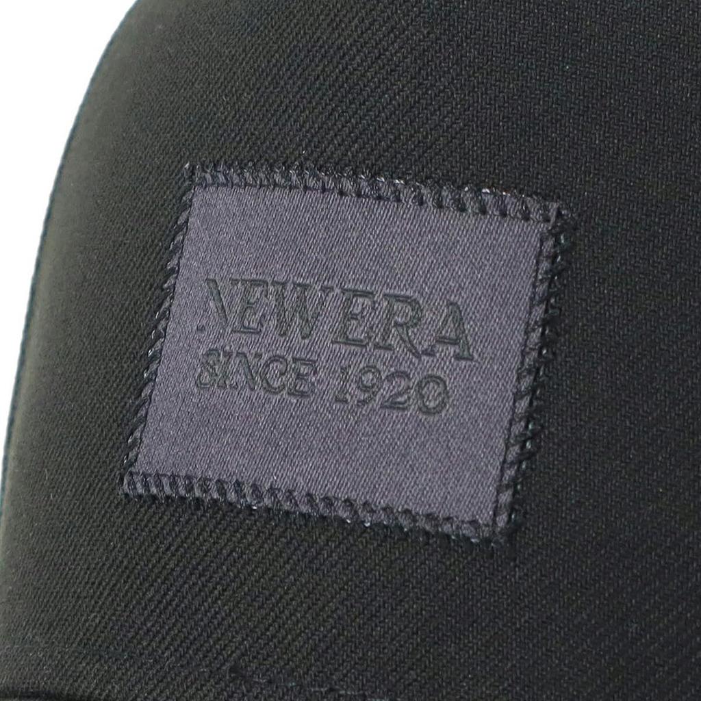 New Era 9FORTY A-Frame Woven Patch Cap, Black, Free Size, 940AF, Black