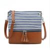 Women's Small Square Bag Korean Fashion Canvas with Super Slim Small Satchel Single Shoulder Bag