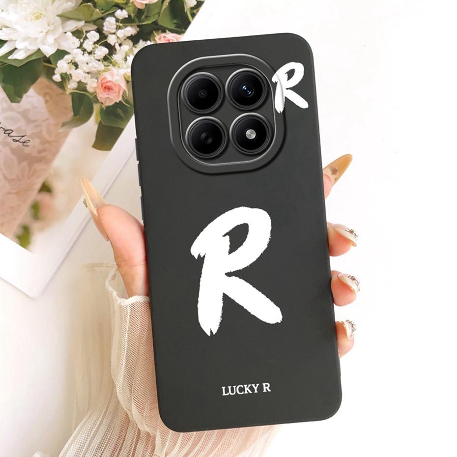 

Модний чохол для телефону з літерами для Xiaomi Redmi Note 15 5G / Note 15 Pro 4G М які силіконові чохли для Redmi Note15 15Pro Чохли-бампери Redmi Note 15 Pro 4G