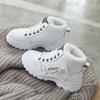 0 Baumwollschuhe Damen Winter Samt Neue Studentin Vielseitig Warm High-Top Martin Boots Baumwollschuhe Winterschuhe