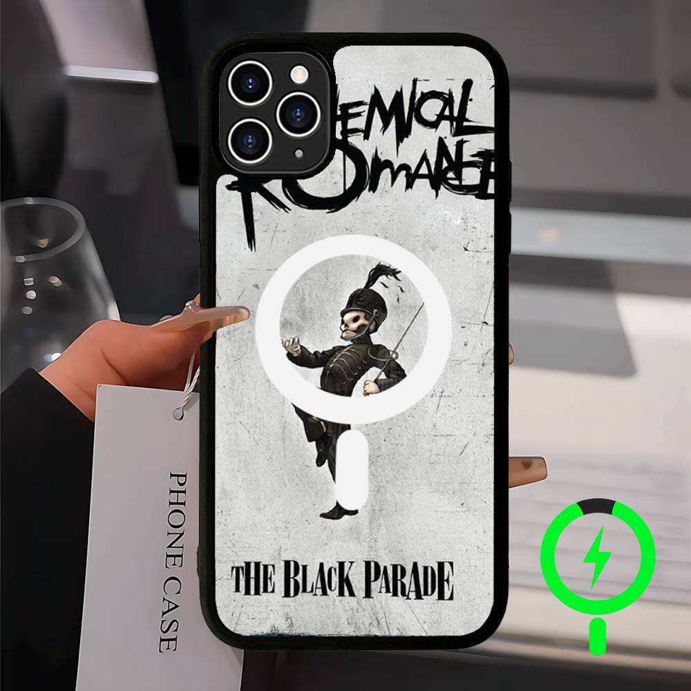 

My Chemical Romance Rock Band Magnetic Case For IPhone 17 16 14 13 12 11 15 Pro Max Plus Wireless Charge Phone Cover iPhone 14 pro