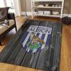 West Brom Flannel Pattern Square Carpet,Area Rug,Carpet Rug for Living Room Bedroom Sofa Playroom Decor,Non-slip Floor Mat