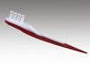 Salone Haircut Comb (Red)
