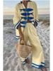 2025 Resort-Style Tropical Print Women's Cruise Outfit Set