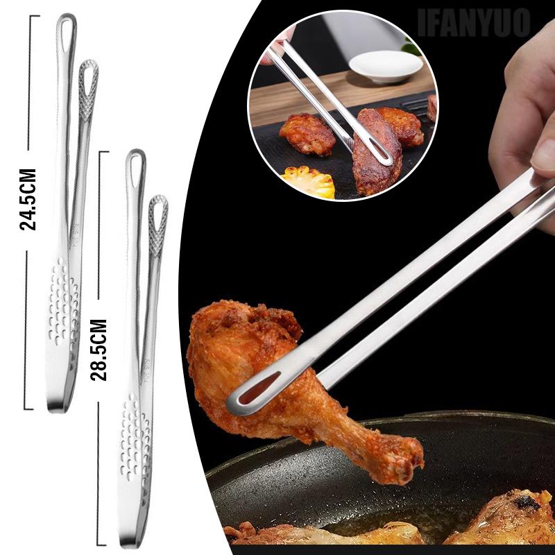 Multifunction Barbecue Tongs Food Tongs Food Clip Kitchen Gadgets Stainless Steel Churrasco Tweezers Clip Buffet BBQ Tools