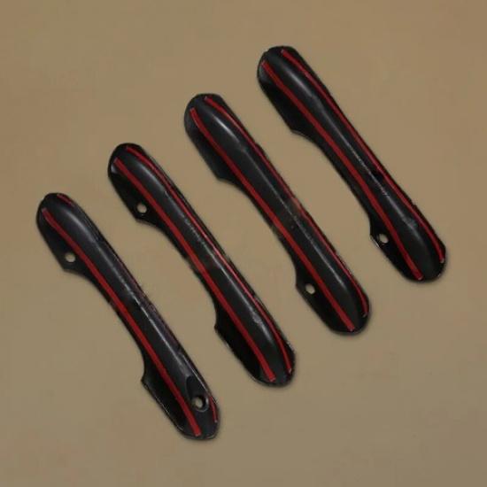 Carbon Fiber Car Door Handles Cover Trim For Ford Explorer -