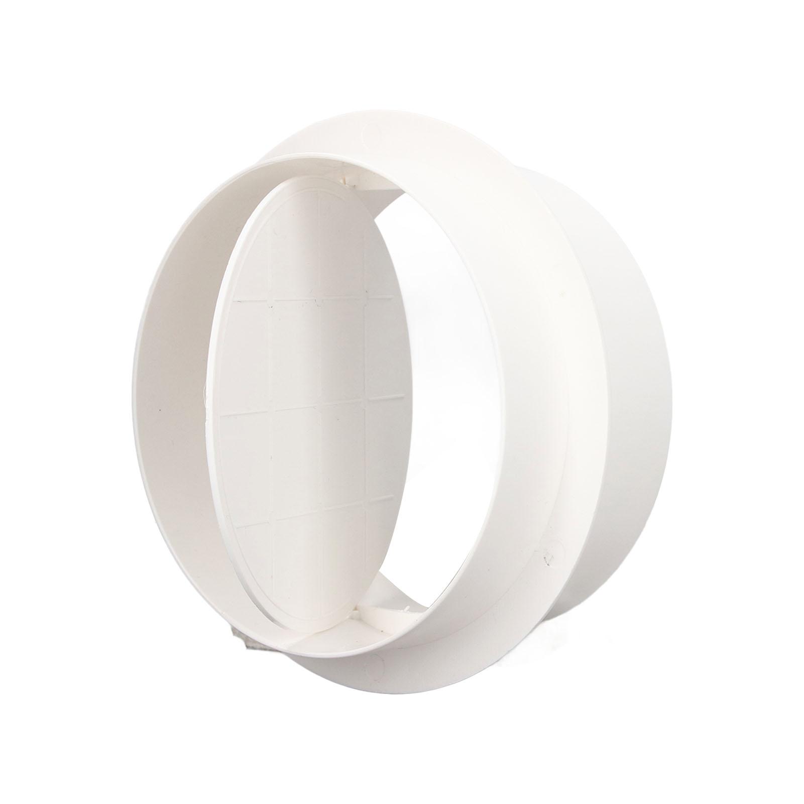 

Клапан обратного потока 6 дюймов Заслонка от обратной тяги Ограничитель воздушного потока в одну сторону ABS Соединитель воздуховода Аксессуар