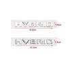 3D ABS Hybrid Letters Logo Badge Sticker Car Rear Trunk Emblem Decal High-Quality Automotive Exterior Accessories