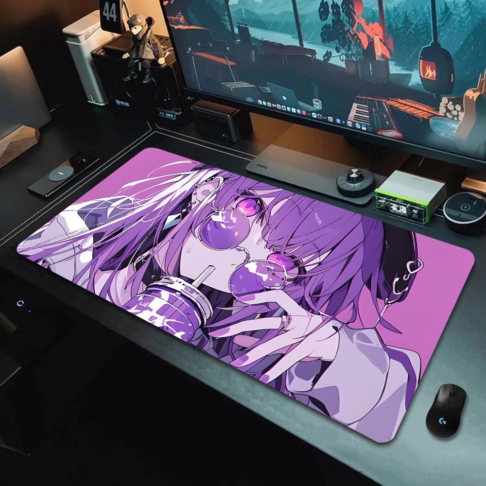 Large Mouse Pad Aesthetic Accessories Kawaii Desk Mat Anime Mousepad Gaming White Mouse Mats Keyboard Pad for Computer Mouse