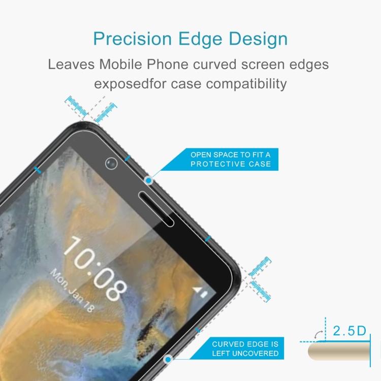 Для ZTE Blade A31 0.26 мм 9H 2.5D Закаленное Стекло Пленка