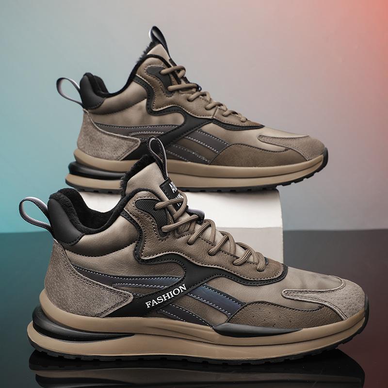 

Men s shoes winter velvet warm thickened two cotton shoes to go to work work site work sports labor insurance shoes 44