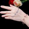 S0150 Micro-Inlaid Zir*****Pen Bracelet T-Shaped Platinum Bracelet, Environmentally Friendly