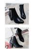 European Retro Chunky Heel Side Zipper Women's Ankle Boots, Autumn/Winter 2020 Collection