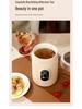 Compact Electric Stew Cup: Portable Non-Stick Hot Pot for Porridge & Soup - Ideal Office Gift