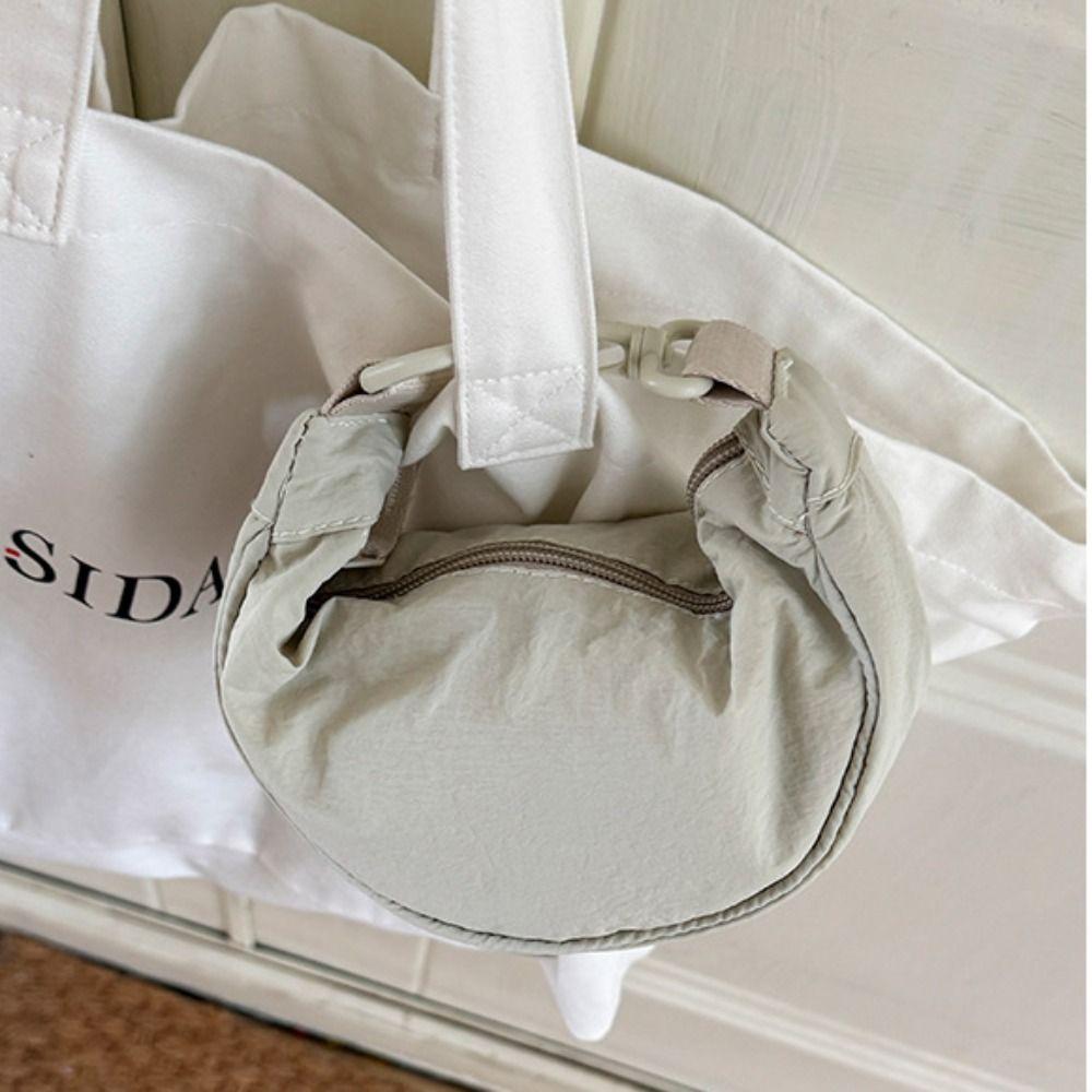 Lightweight Nylon Crossbody Bag Korean Style Oxford Cloth Shoulder Bag Mini Dumpling Bag  Girls