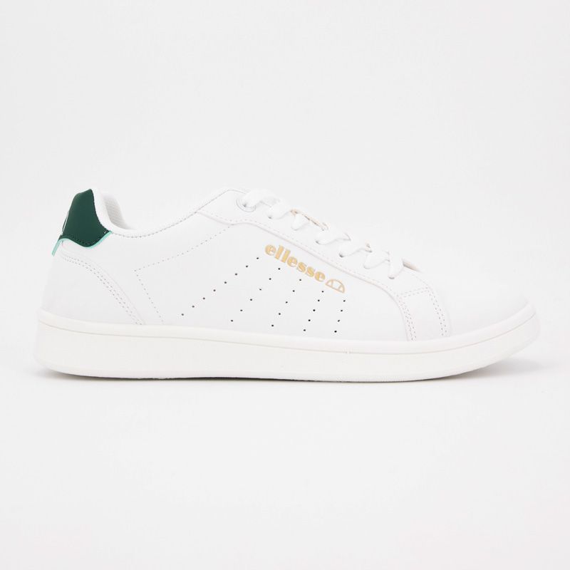 Baskets effet cuir avec détail coloré à lacets Homme ELLESSE