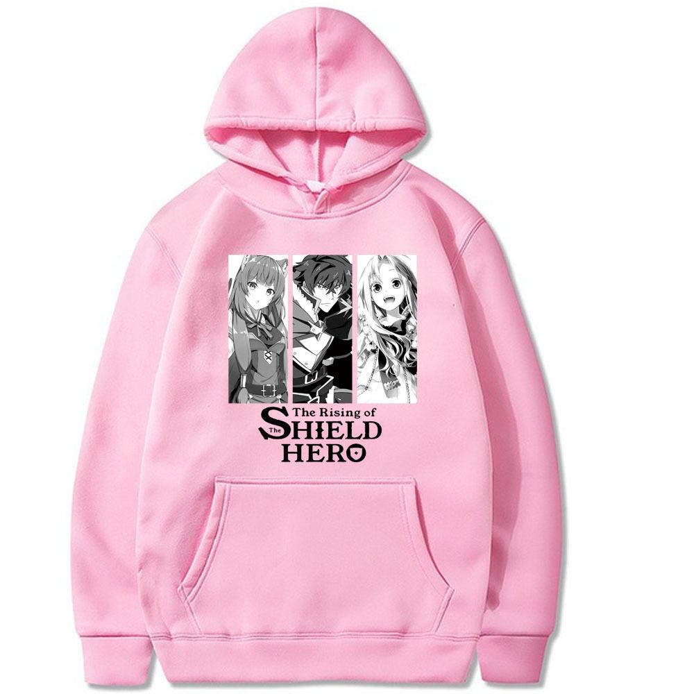 The Rising of The Shield Hero Japanese Animation Hoodies Men Long Sleeve Sweatshirts Women Harajuku Pullovers Sudaderas