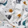 Cotton Baby Blankets Newborn 6-layer Muslin Cotton Gauze Soft Absorbent Swaddle Blankets Beds Shower Towel Breathable