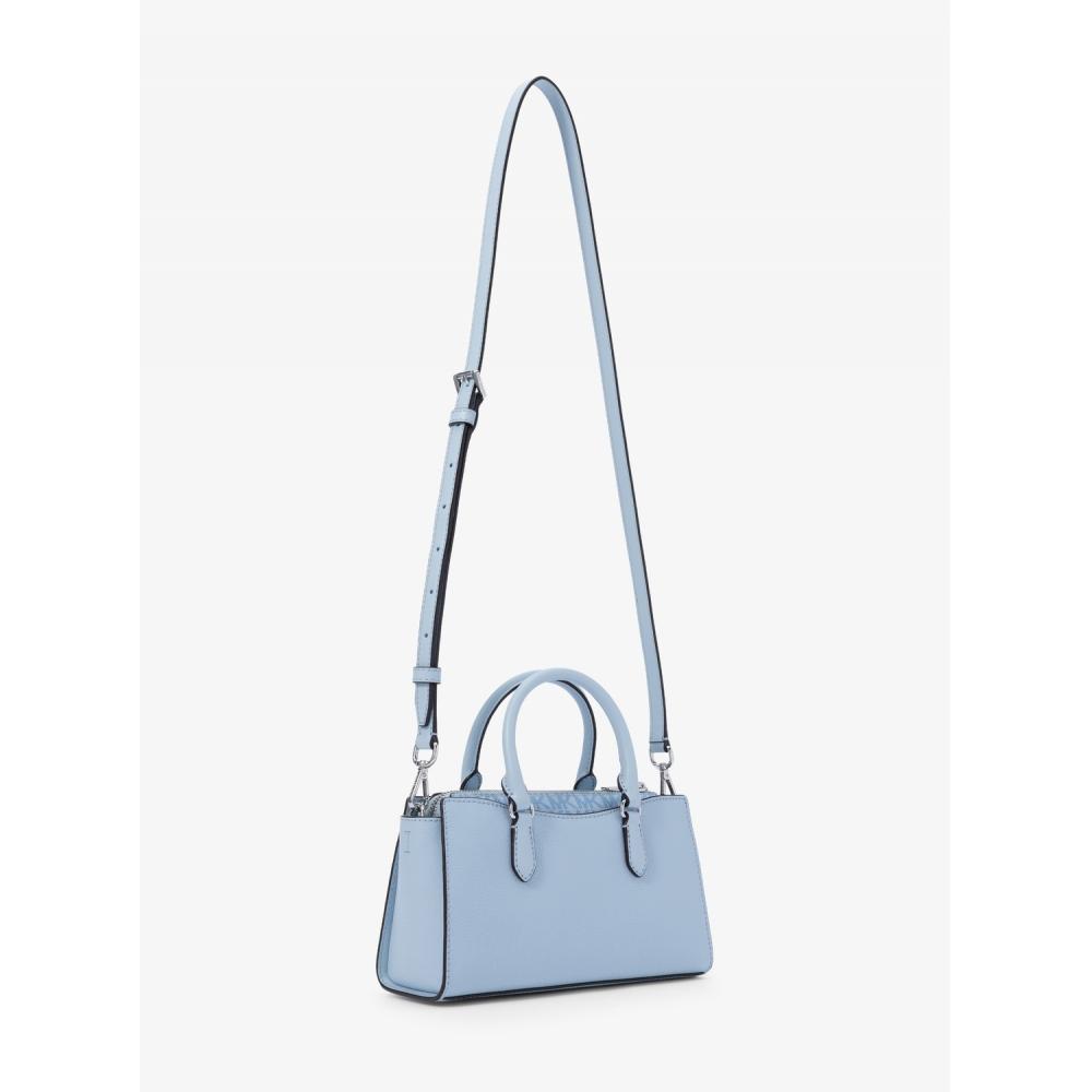 Michael Kors Arden Top Zip Cross Body Small 35s6s4xm1l1497 Pale Ocean