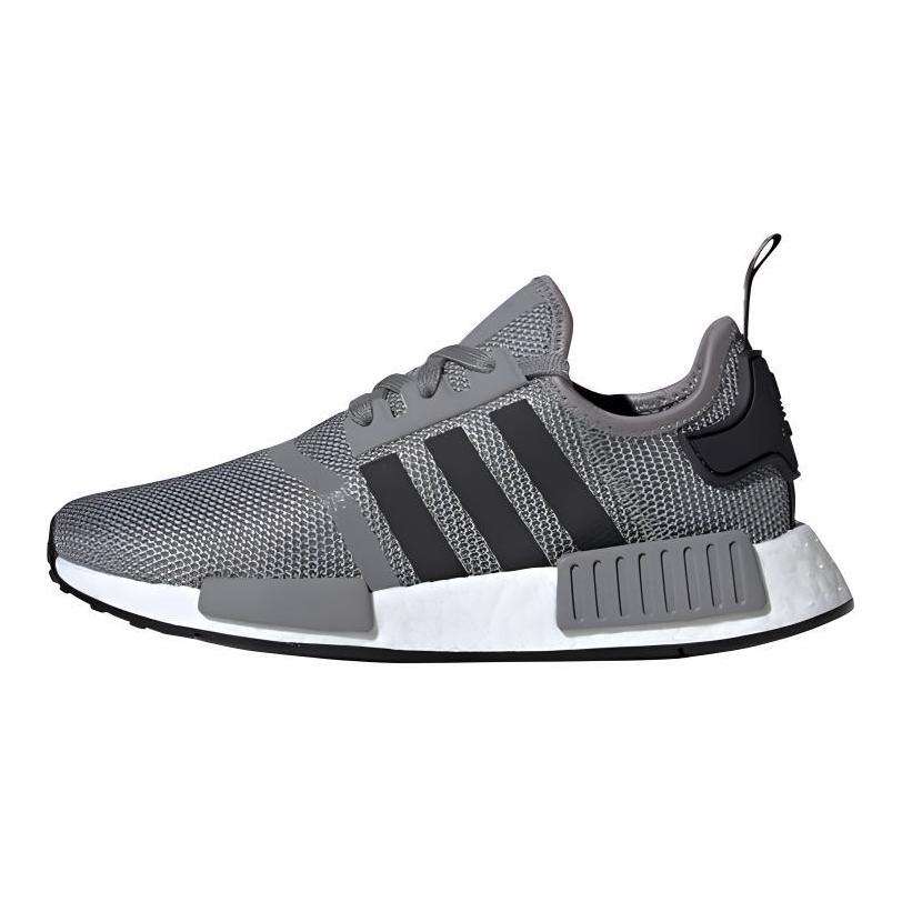 

Adidas Originals NMD_R1 J Slip Resistant Cushioning Abrasion Resistant Kids Lifestyle Shoes Gray White Teenagers EG7256 36