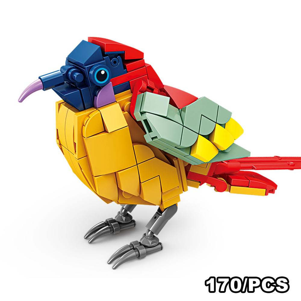 3D Cartoon Tier Set Bausteine - 3D Lebensecht, zur Schreibtischdekoration & zum Verschenken, Pädagogische Bausteine für Kinder