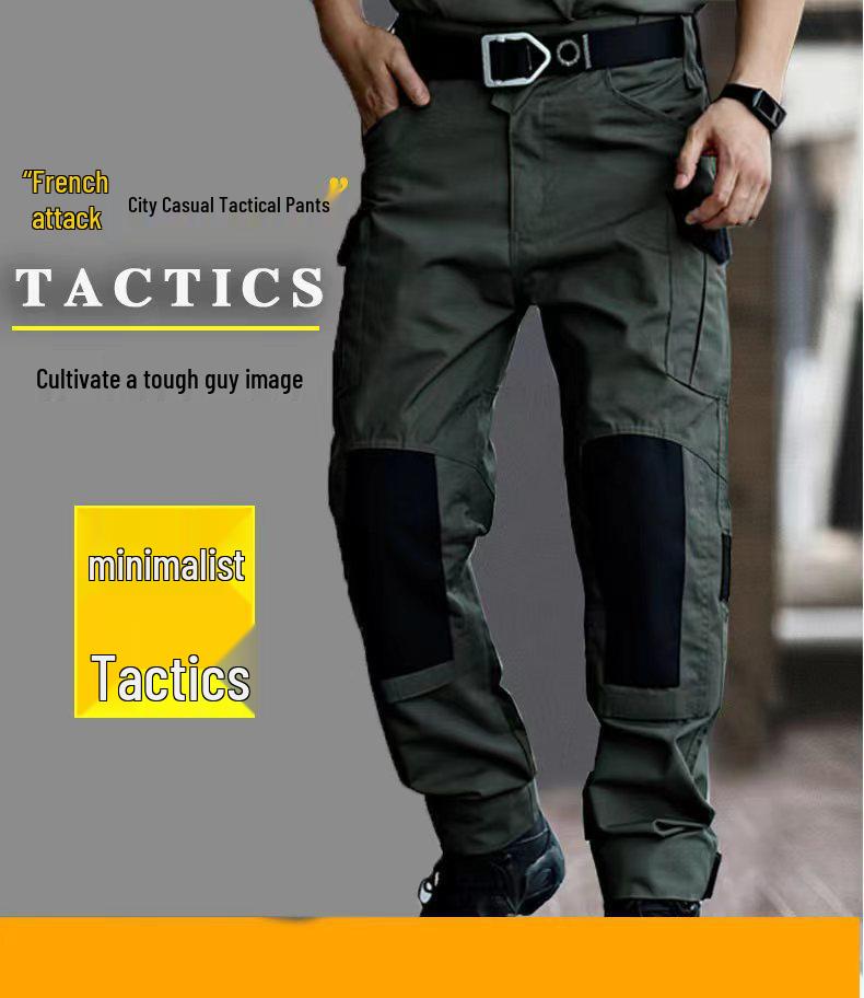 2022 Men's Wear-Resistant Striker Plaid Tactical Work Pants - 65/35 Blend