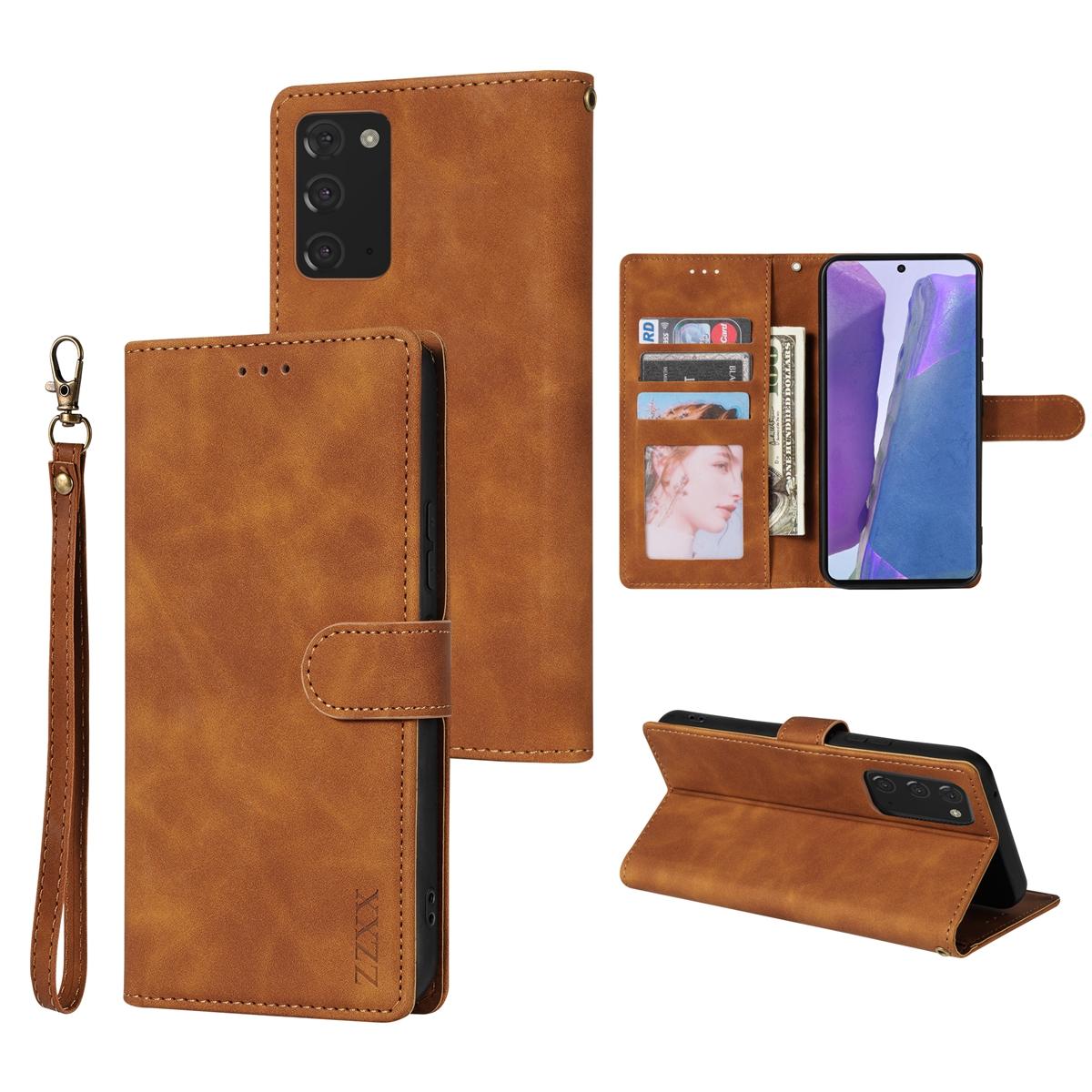 

Wallet Magnetic Flip With Card Slot Leather Case For Samsung Galaxy S25 Edge S25 Ultra S24 FE Note 20 10 Lite 10 Plus 9 A36 A56 Galaxy S25&Case & Strap