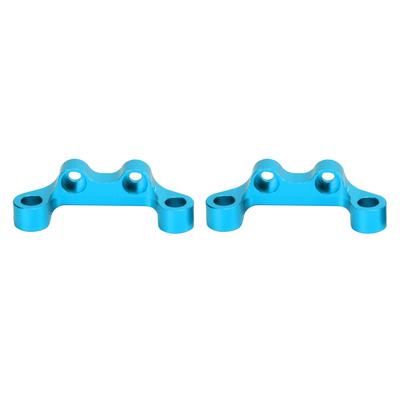 2Pcs RC Metal Upper Suspension Arm Mount for Tamiya TT02 1/10 RC Car Upgrade PartsBlue