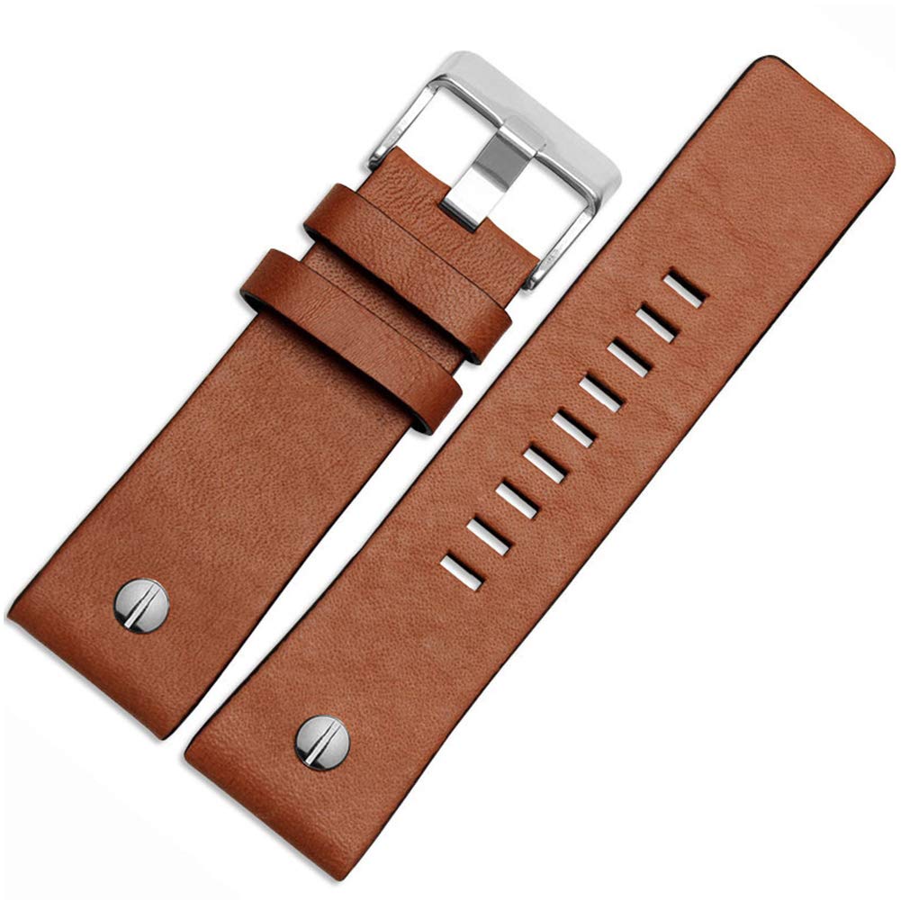 Diesel hodinky 4 pravá kůže Hodinky Obsahuje 3 pružinové stěžejky pro odstranění a speciální Coffee Choco&Man (Choco Man) řemínek, 22mm, 24mm, 26mm, 28mm,