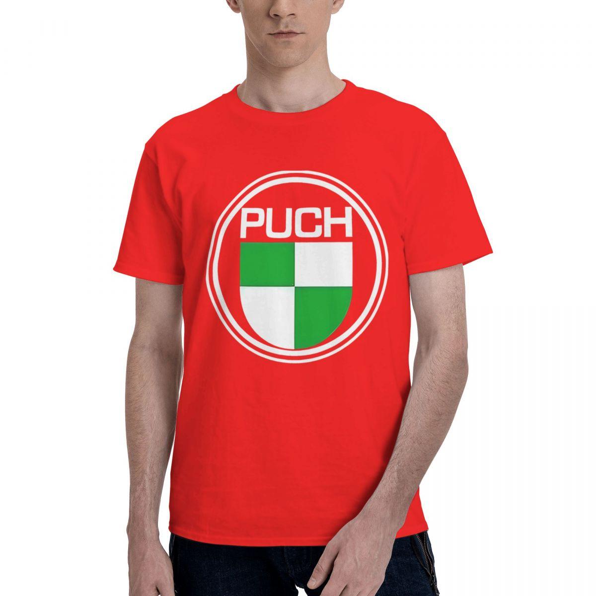 

Puch Logo Print 100 Cotton Casual Breathable Confortable Man New In Tops And TShirts Men TShirt S