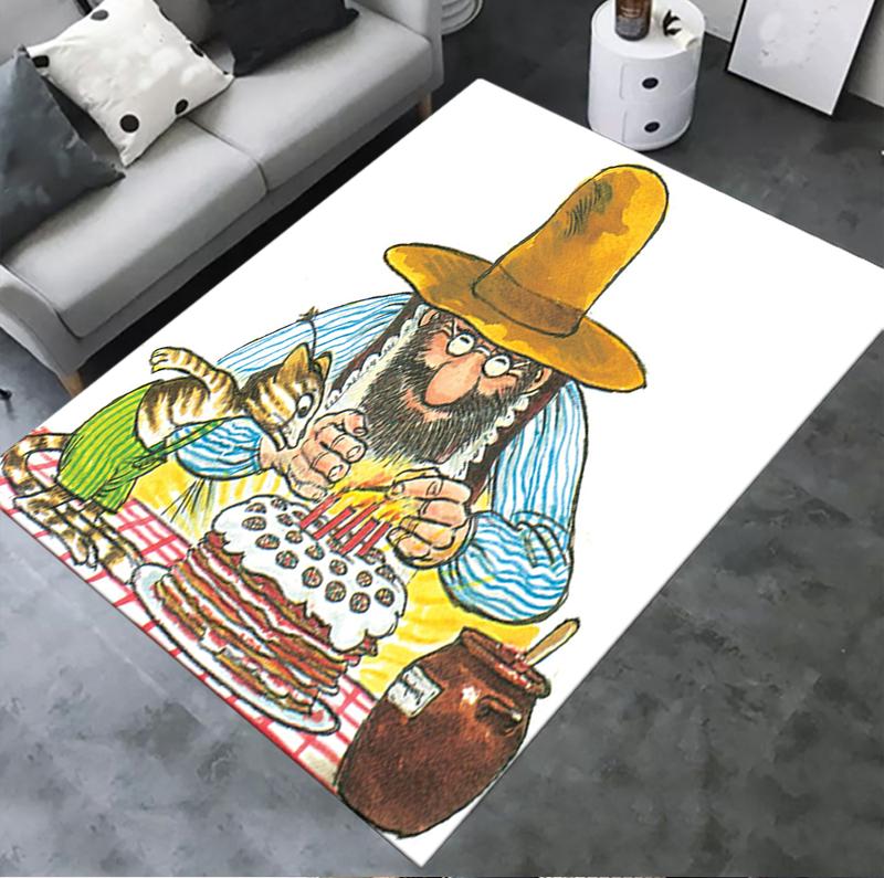 Pettson Findus Carpet Rug For Living Room Bedroom Home Sofa Decorationkids Play Nonslip Floor Mat