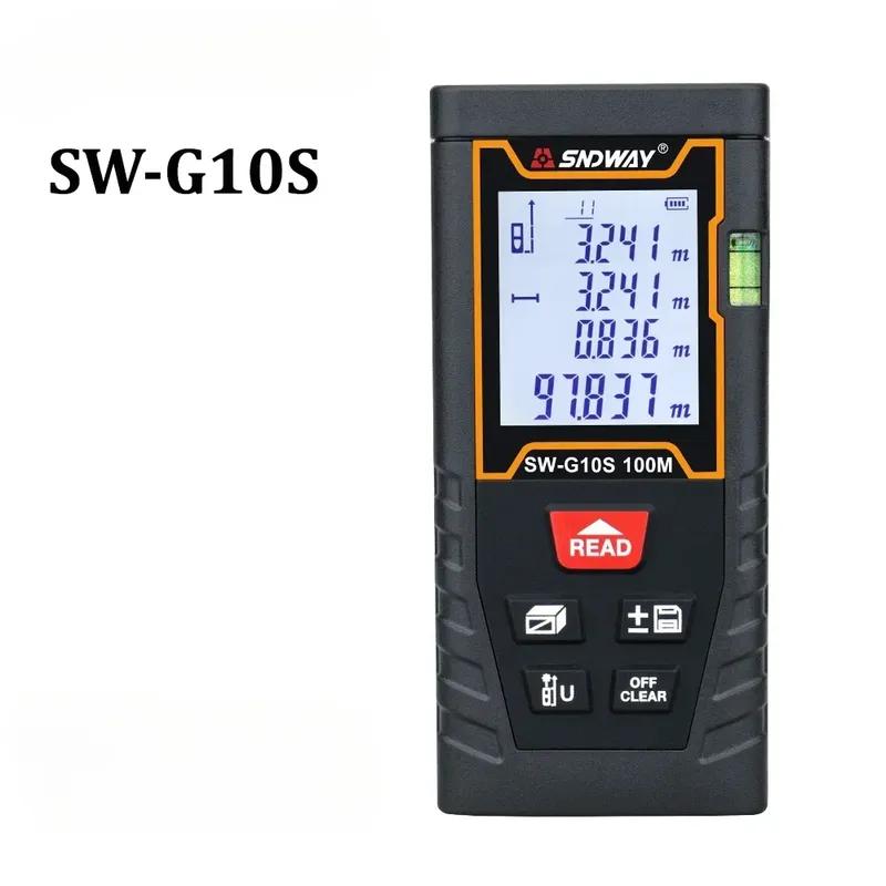 

SNDWAY Laser Distance Meter Laser Rangefinder Trena Laser Tape Measure Distance Range Finder Ruler Diastimeter Roulette Tool SW-MT4-40M