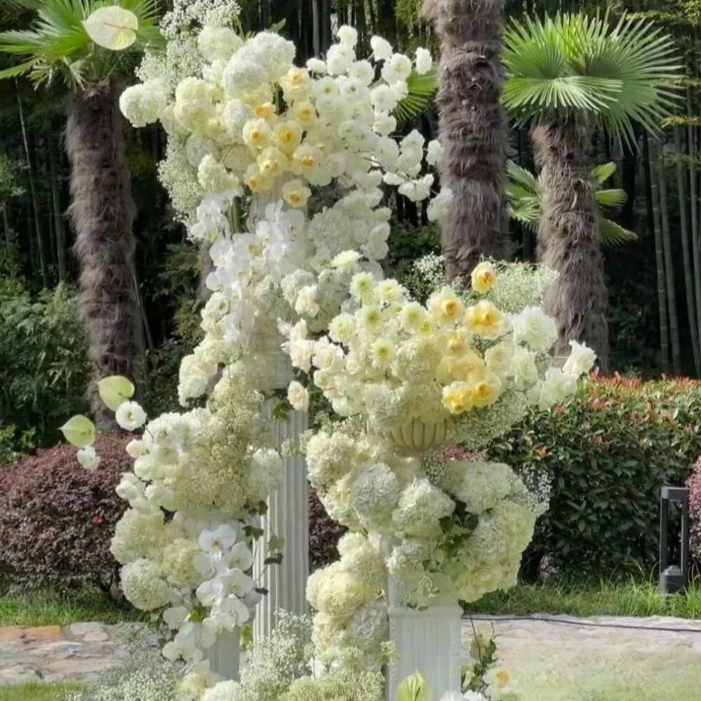 With Stem Hydrangea Dyed Edged Chrysanthemum New Fake Flower Ball  Photography Props
