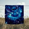 1PC Cartoon Aloha Alien 626 Printed Soft Flannel Blanket Throw for Adult Bedroom Living Room Sofa Camping Travel Fan Gifts Christmas Gifts