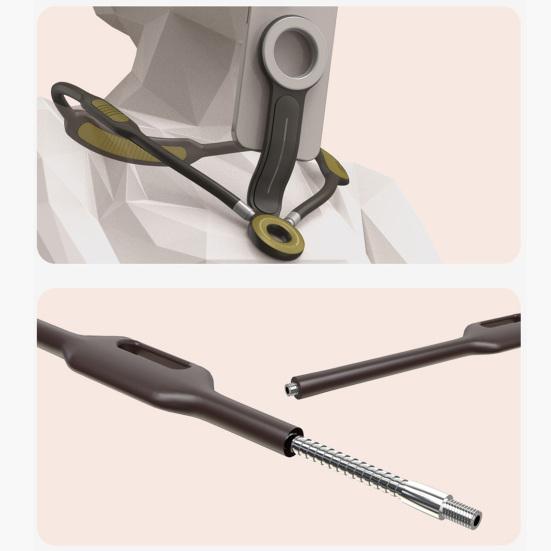Magnetic Neck Phone Holder Adjustable Height Neck Phone Stand Hands Free Chest Tripod Mount for Most Phones