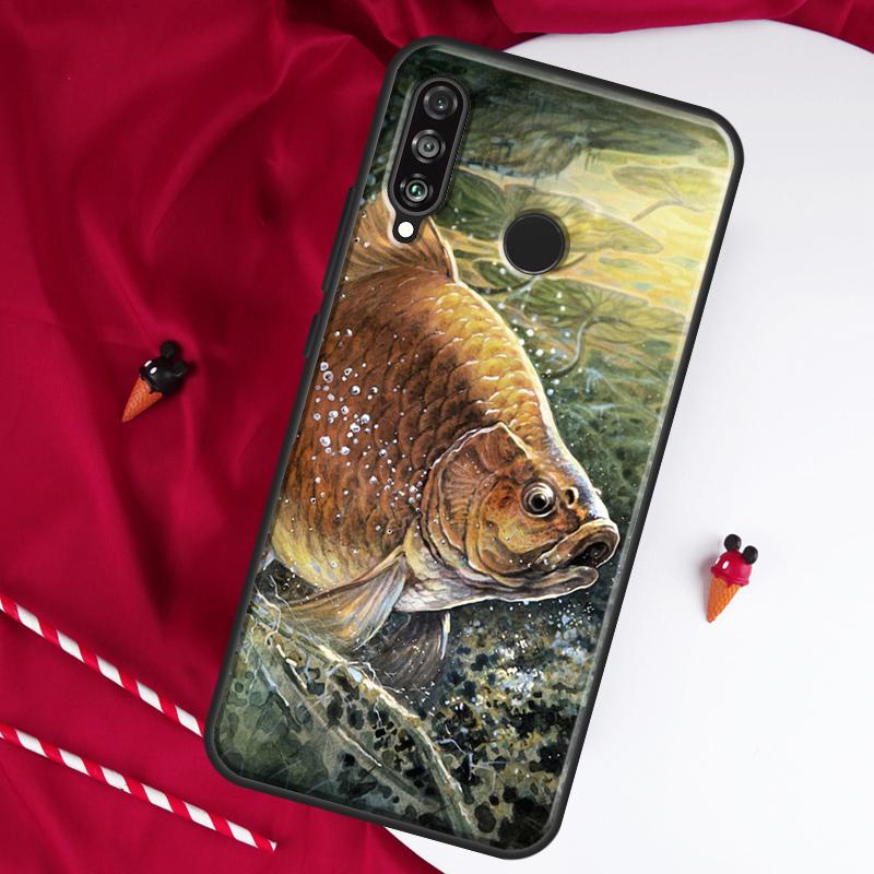 

Common Carp For Huawei Nova 10 SE 9 5T 12s 12i 11i Y91 Y90 Y60 Y70 Y72 Y61 P20 P30 P40 Lite P60 Pro Case Huawei Nova Y91