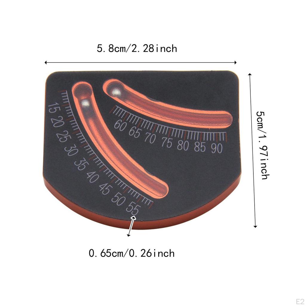 Level Inclinometer Clinometer Measurement Tool Angle Finder for Yacht Construction