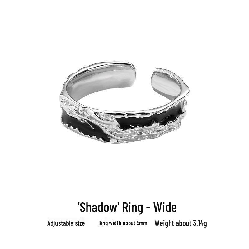 Trendy Men's & Women's Pinky Ring: Stylish, Open-Index Finger Design for Couples