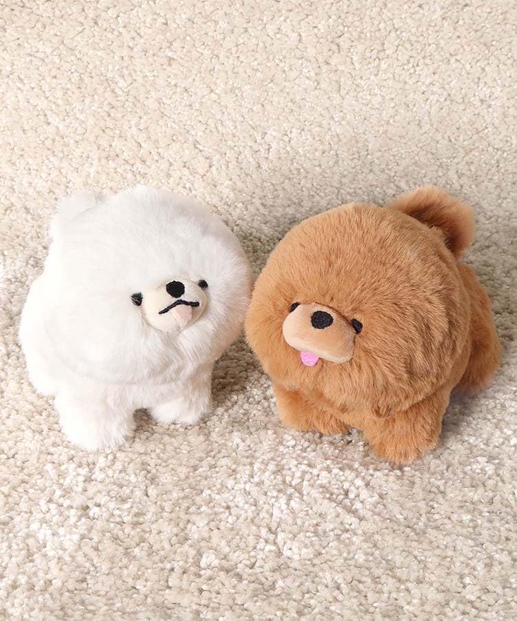 ACCENT Mofumo Friends Tenori Mascot Fluffy Plush Toy Chow Chow Samoyed (Samoyed)