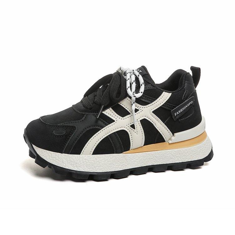 Mesh Platform Sneakers Women's Autumn 2025 New Versatile Heightening Thin Breathable Lightweight Sneakers Women's Tide