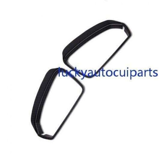 For Volkswagen Taos 21-2023 ABS Carbon Fiber Side Mirror Visor Frame Cover Trim